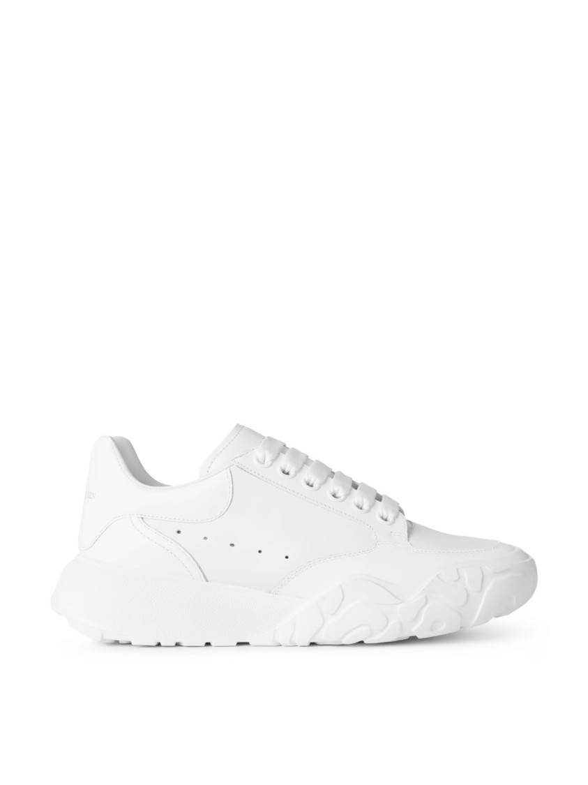 Alexander Mcqueen Court Larry Oversized Sneakers In White