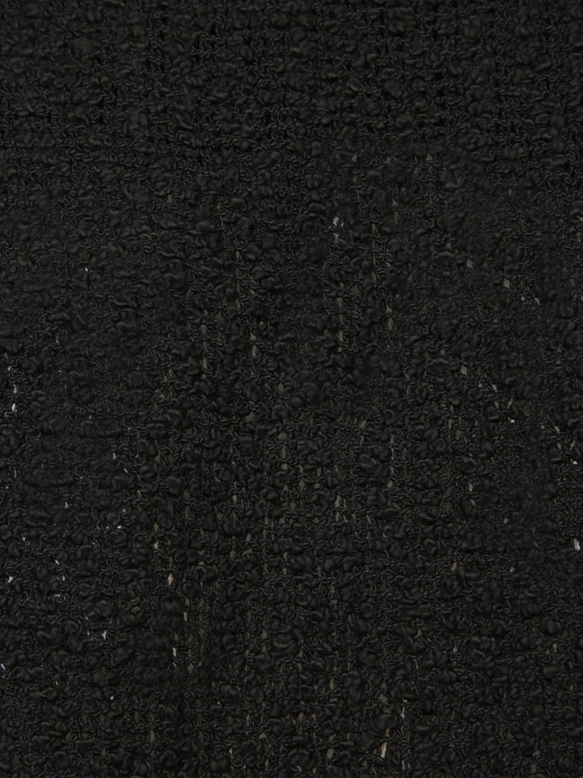 Iro Shavani Collarless Casual Jacket In Black