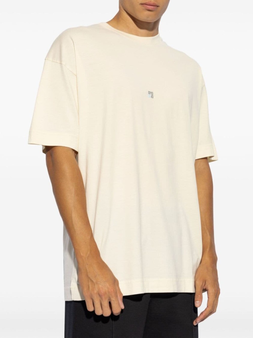 早い者勝ち【GIVENCHY】4G コットンテリー Tシャツ、アイボリー High_Resolution_JPG-