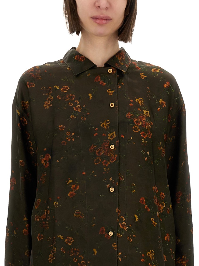 Shop Uma Wang "tyesha" Shirt In Green