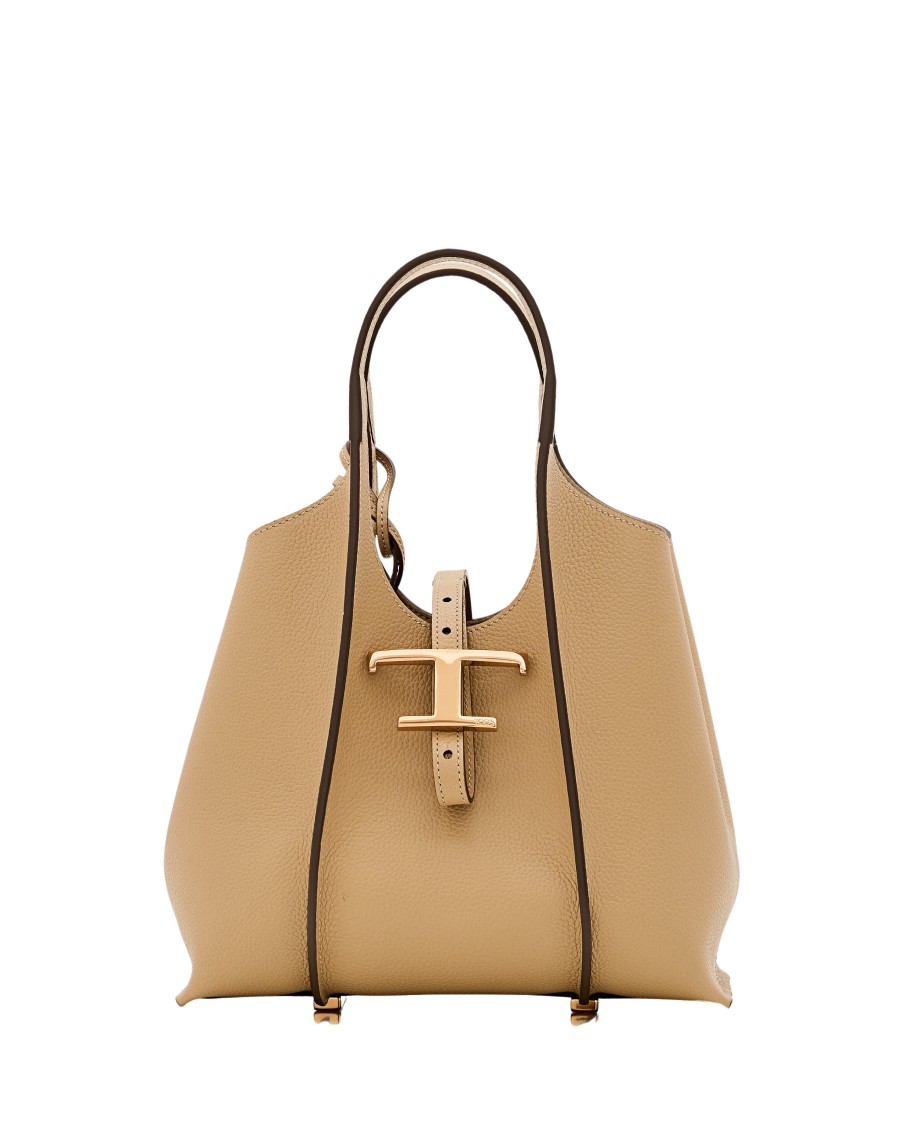 Tod's Tsb Small Shopping Bag In Brown