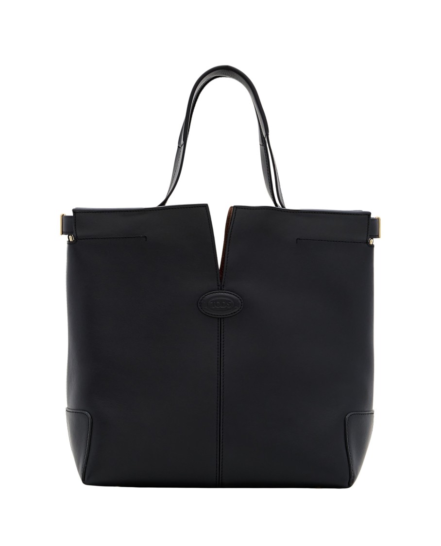 Tod's Black Ebr Bag In Black