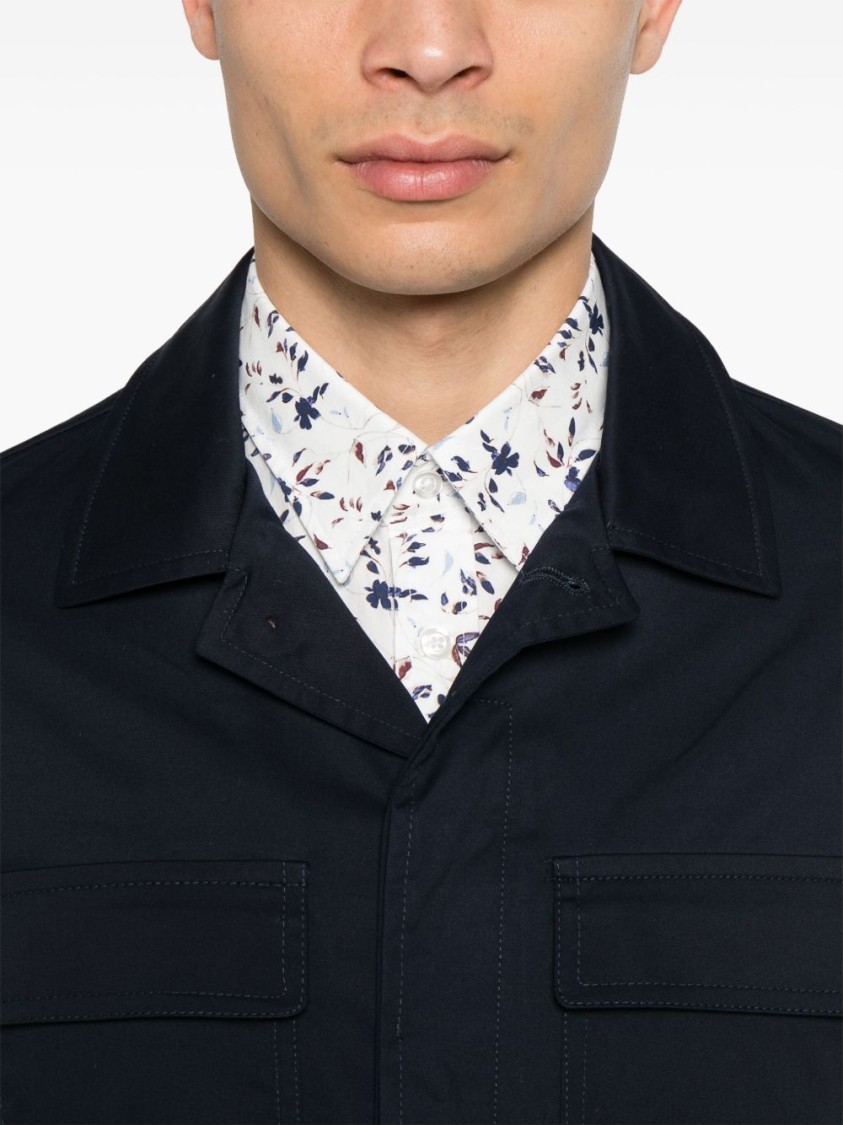 Shop Daniele Alessandrini Classic Button Closure Jacket With Tailored Silhouette In Black