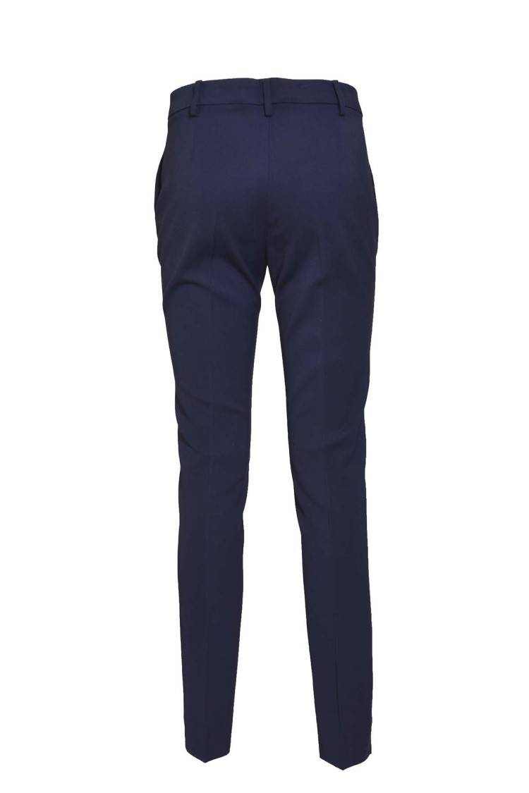ETRO ETRO BLUE VISCOSE STRAIGHT TROUSERS