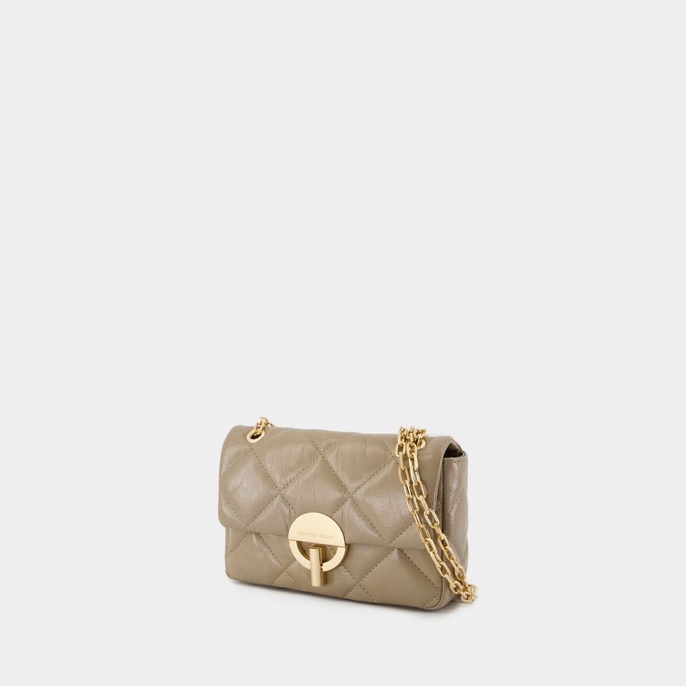 Vanessa Bruno Moon Medium Handbag - Leather - Brown In Brown