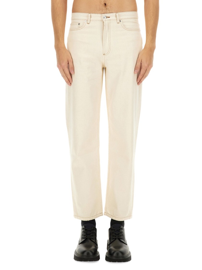 Apc A.p.c. "martin" Jeans In Neutrals