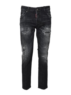 Dsquared2 Blue High Waist Bell Bottom Jeans | THE LIST