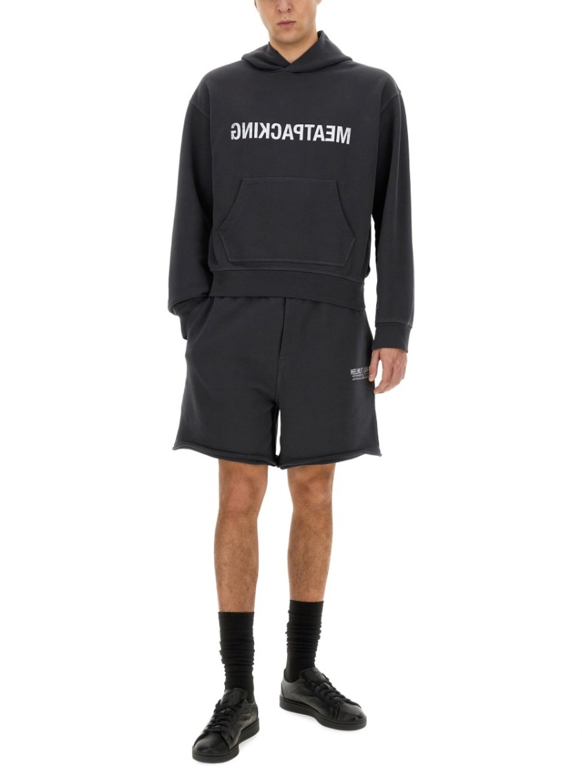 Helmut Lang Short Car Tailored In Black