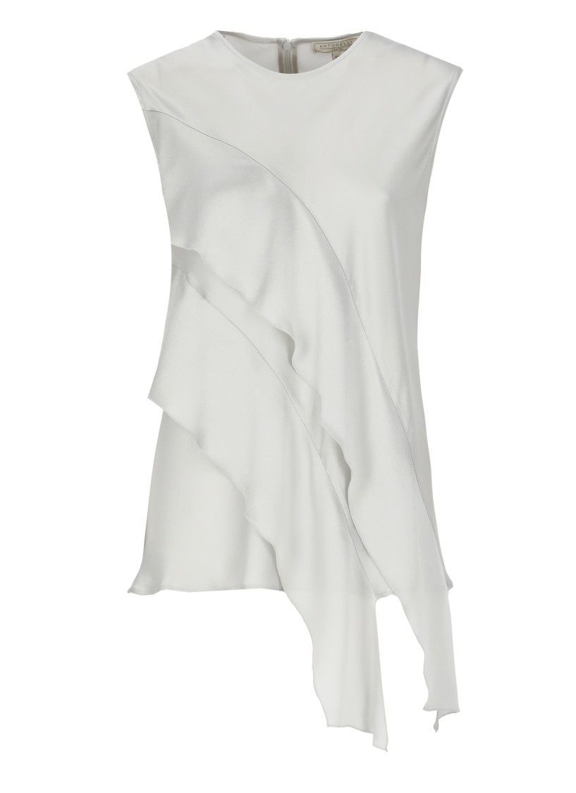 Antonelli Viterbo Sleeveless Satin Top