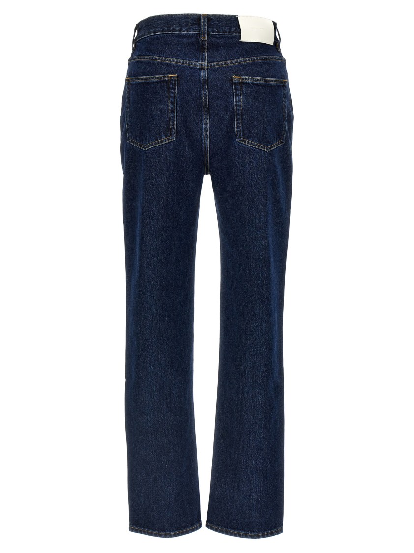 Loulou Studio Classic Wular Denim Jeans In Blue