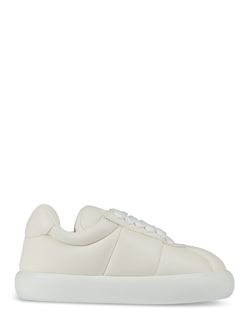 Marni Leather Sneakers In White