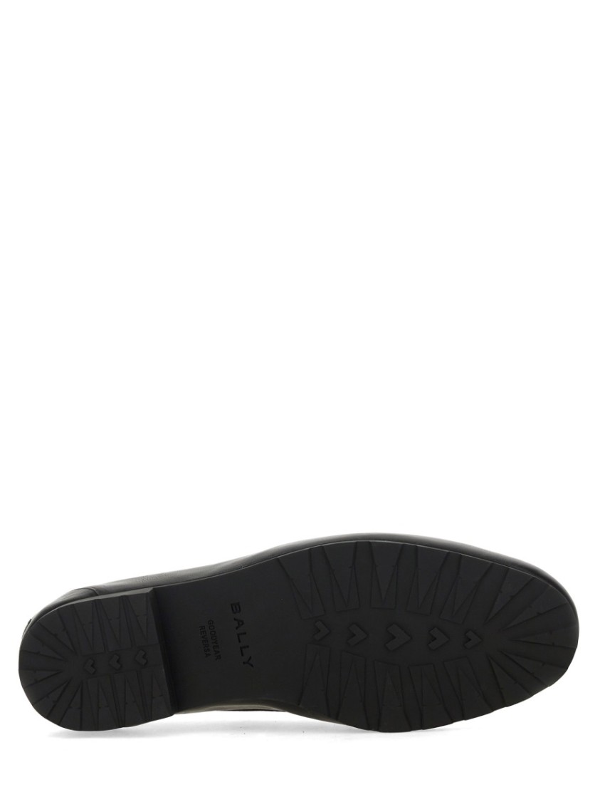 Bally Smooth Leather Loafers With Decorative Lacing