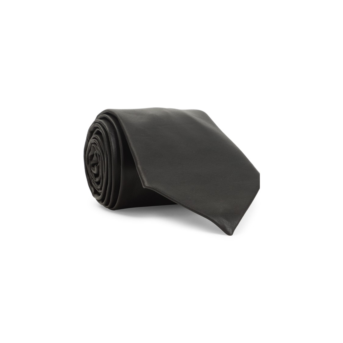 Bottega Veneta Fondant Leather Tie With Tonal Stitching