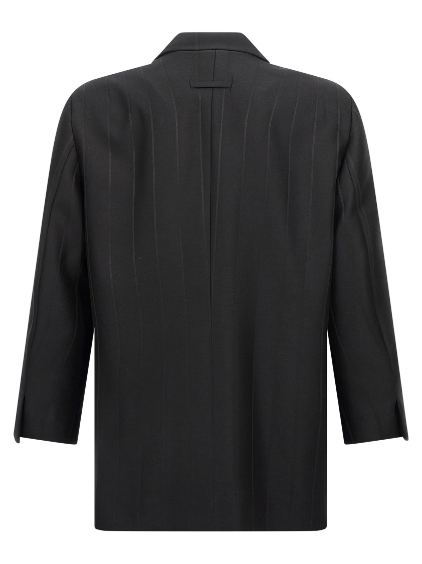 Fear Of God Casual Blazer With Striped Pattern And Button Cuffs
