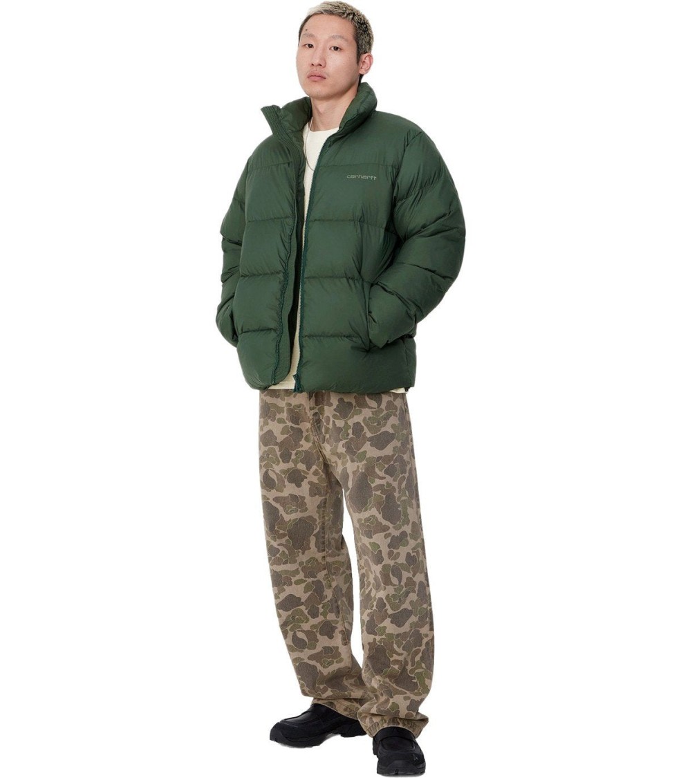 Carhartt Wip Springfield Sycamore Tree Padded Jacket In Green