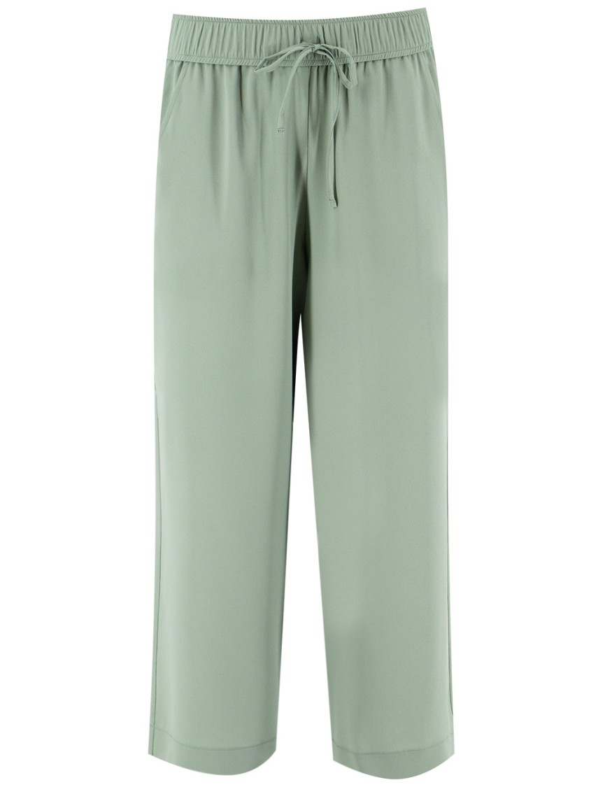 Le Tricot Perugia Loose-fit Drawstring Trousers With Elastic Waistband