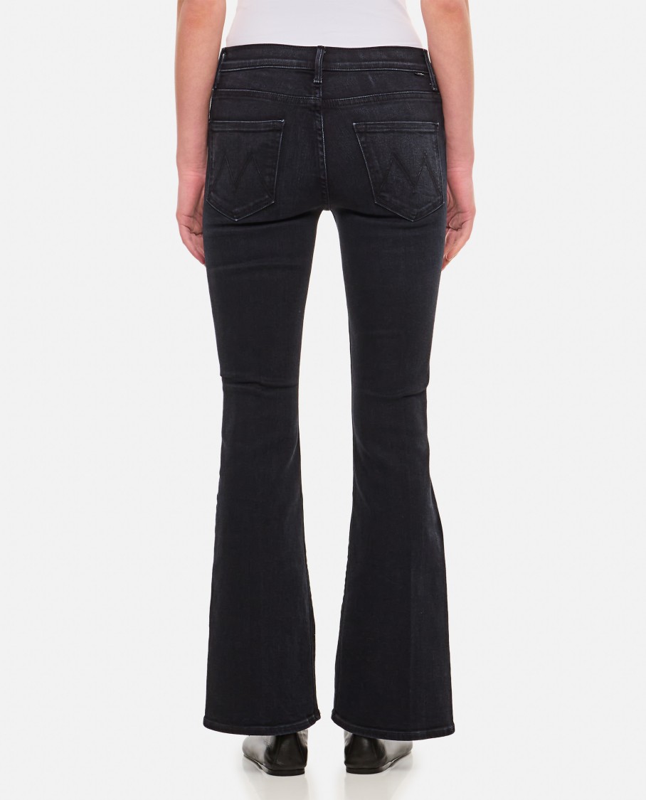 Mother The Weekender Fray Jeans Chip On My Shoulder In Black