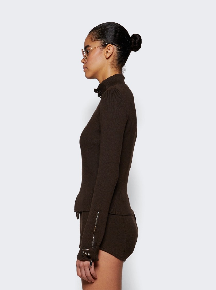 Magda Butrym Knitwear Sweater Brown