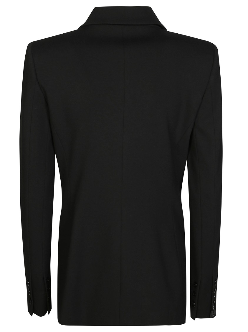 Pinko Fabric Point Jacket Back Vent In Black