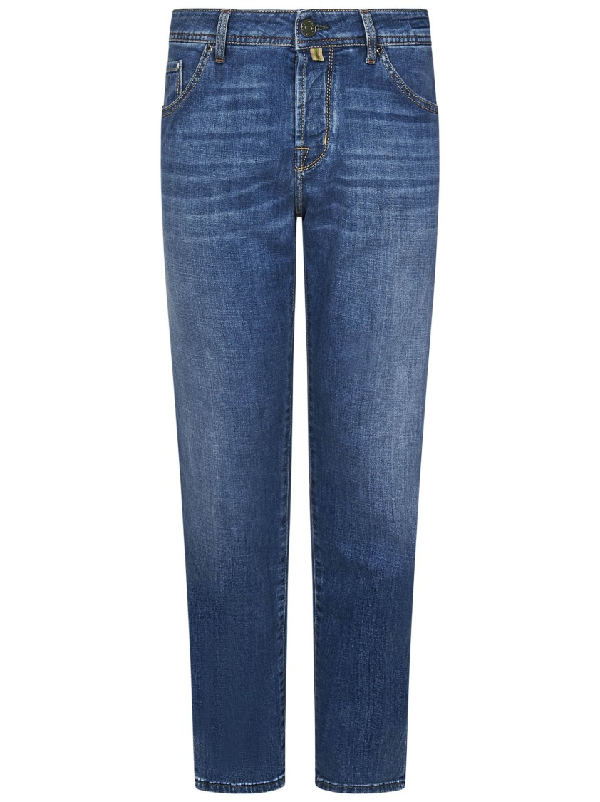 Jacob Cohen Slim-fit Blue Jeans With Classic Five-pocket Design In Blue