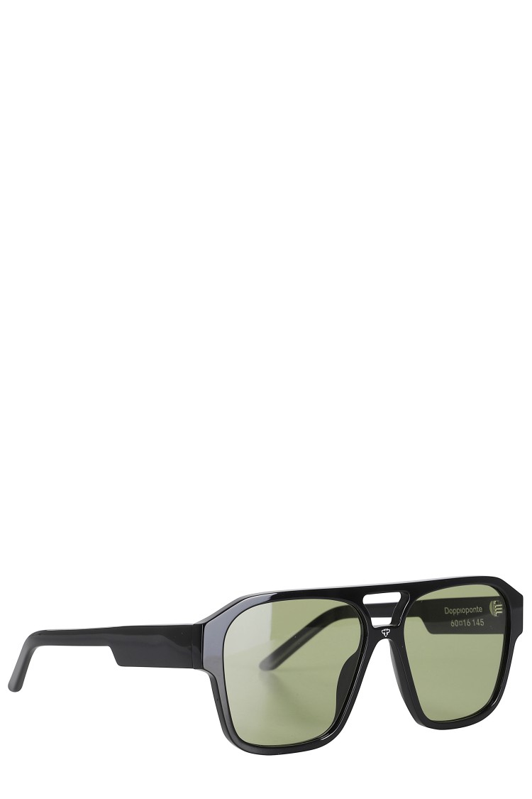 Facehide Face.hide Double Bridge Glasses - Black Temple