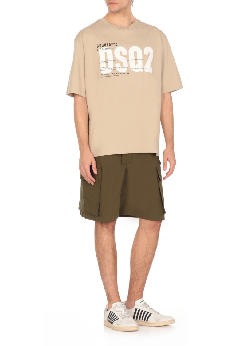 DSQUARED2 DSQUARED2 UTILITY TRACK BERMUDA SHORTS