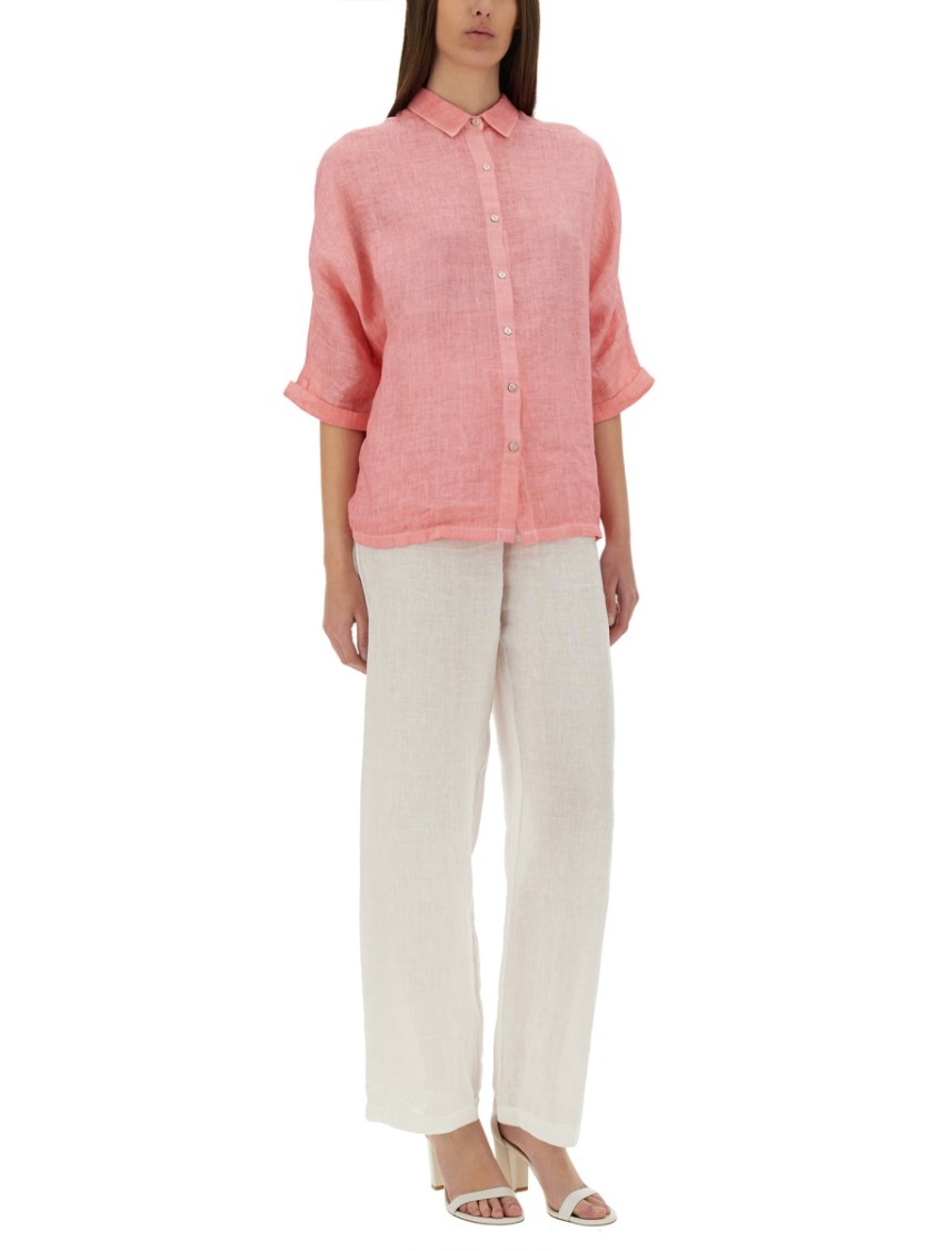 Shop 120% Lino Relaxed Fit Linen Shirt