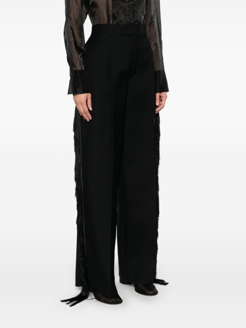CARVEN CARVEN FRINGED TROUSERS