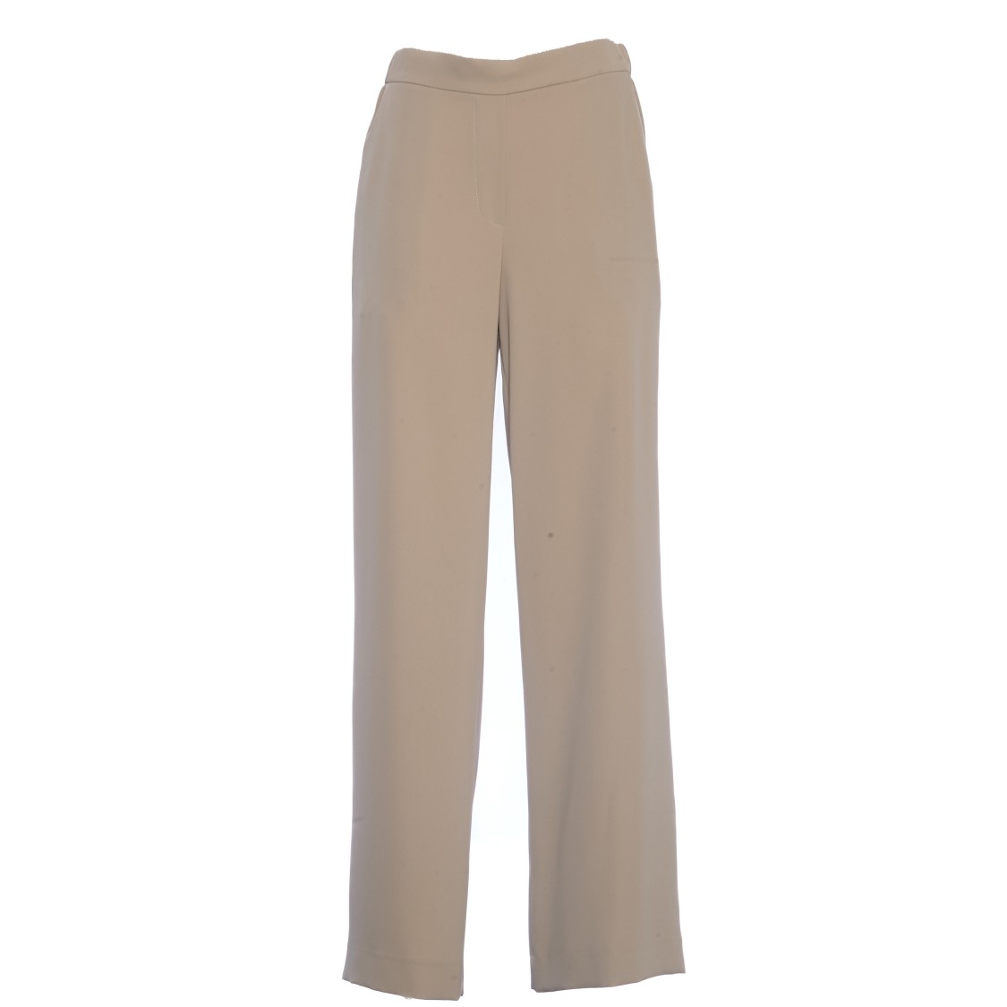 P.a.r.o.s.h Parosh Palazzo Trousers With Relaxed Silhouette And Practical Pockets In Gray