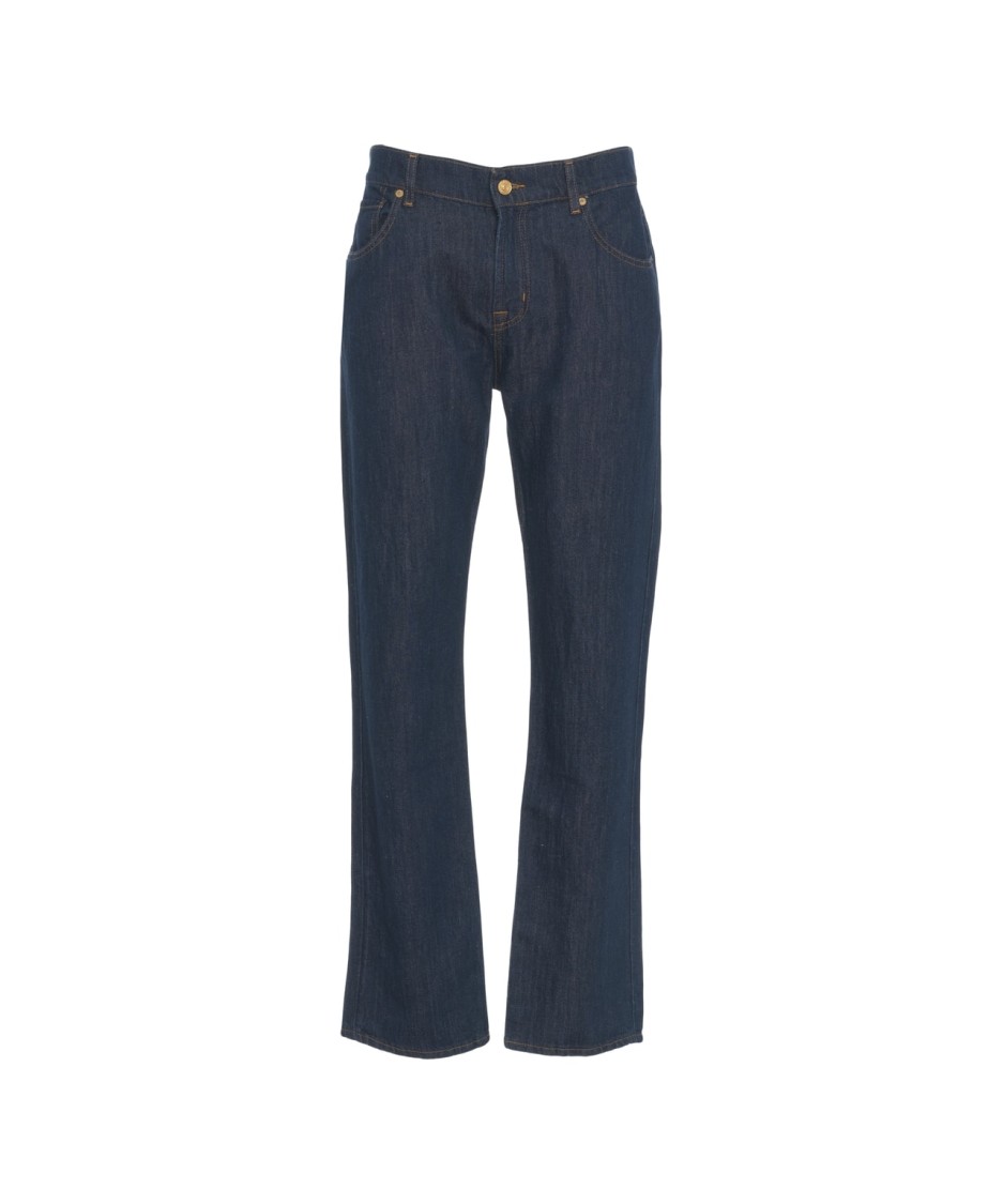 7 For All Mankind Straight Leg Jeans In Blue