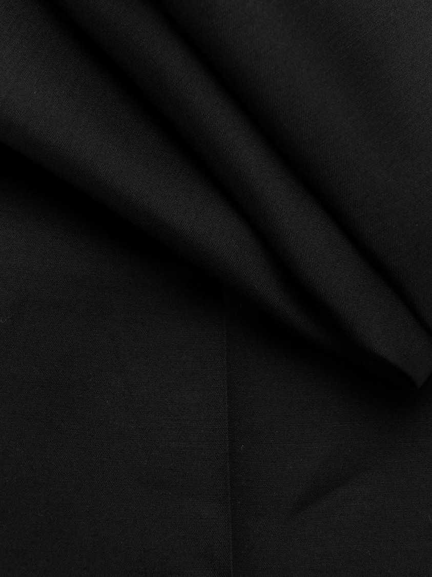 Dsquared2 Tailored Black Trousers With Classic Waistband And Subtle Pleats In Black