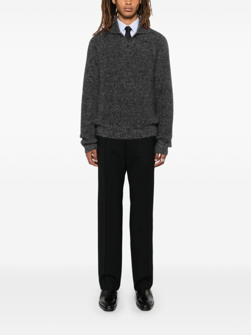 Shop Dsquared2 Cotton Cargo Trousers In Black