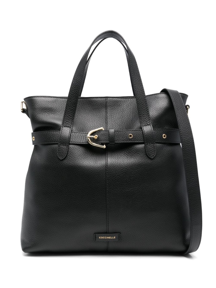Coccinelle Textured Leather Tote Bag
