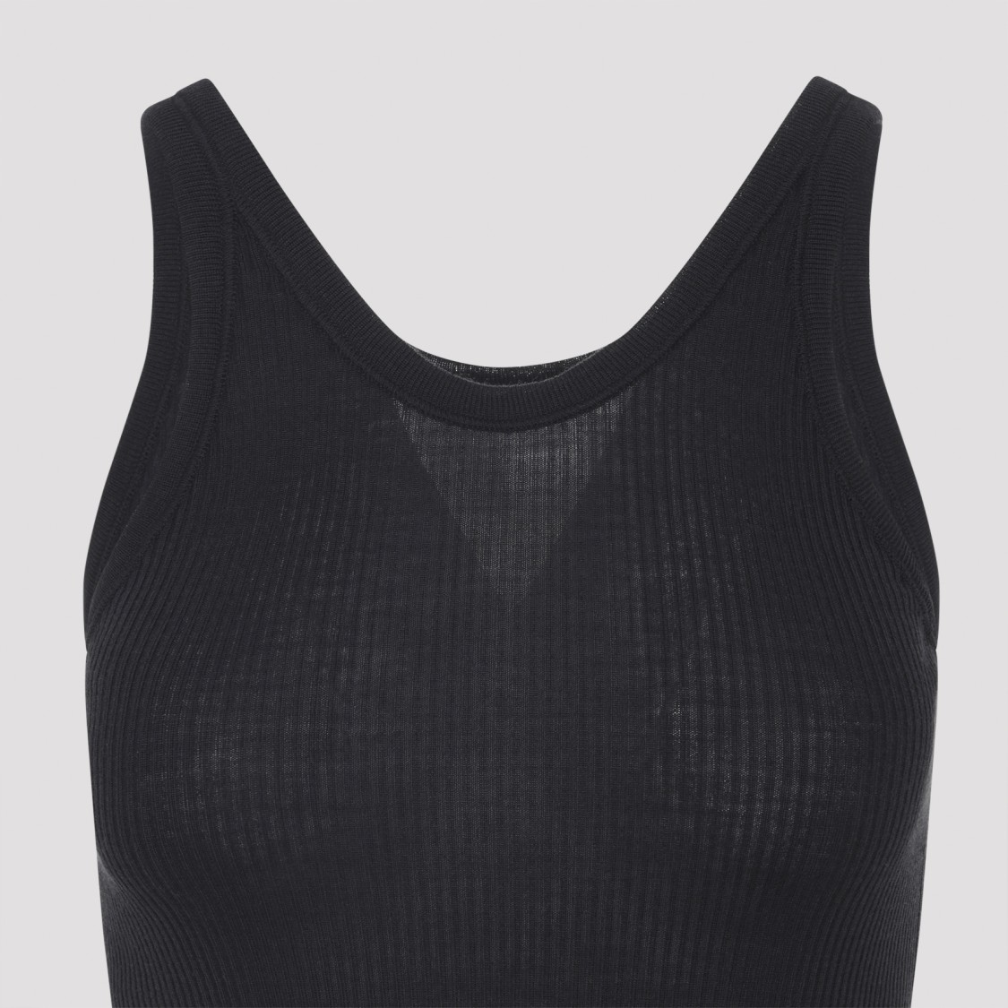 Lemaire Seamless With Suspenders Top In Black