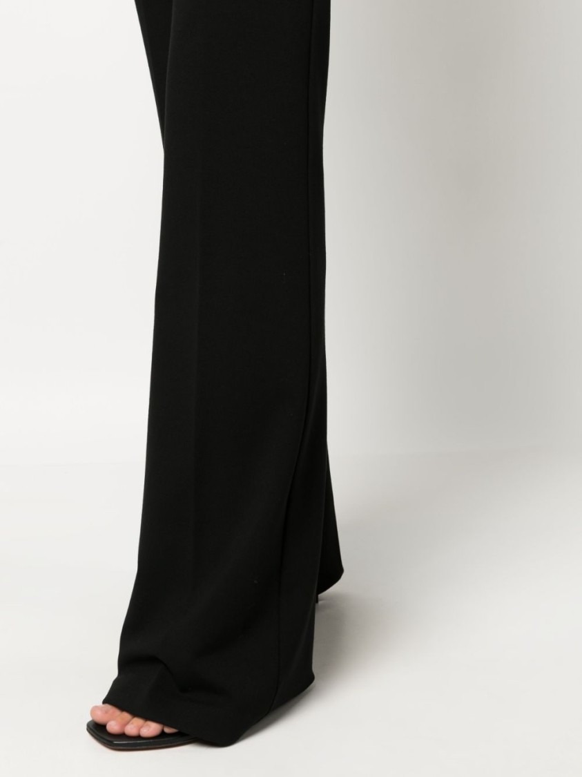 Pinko Black High-waist Tailored Trousers In Black