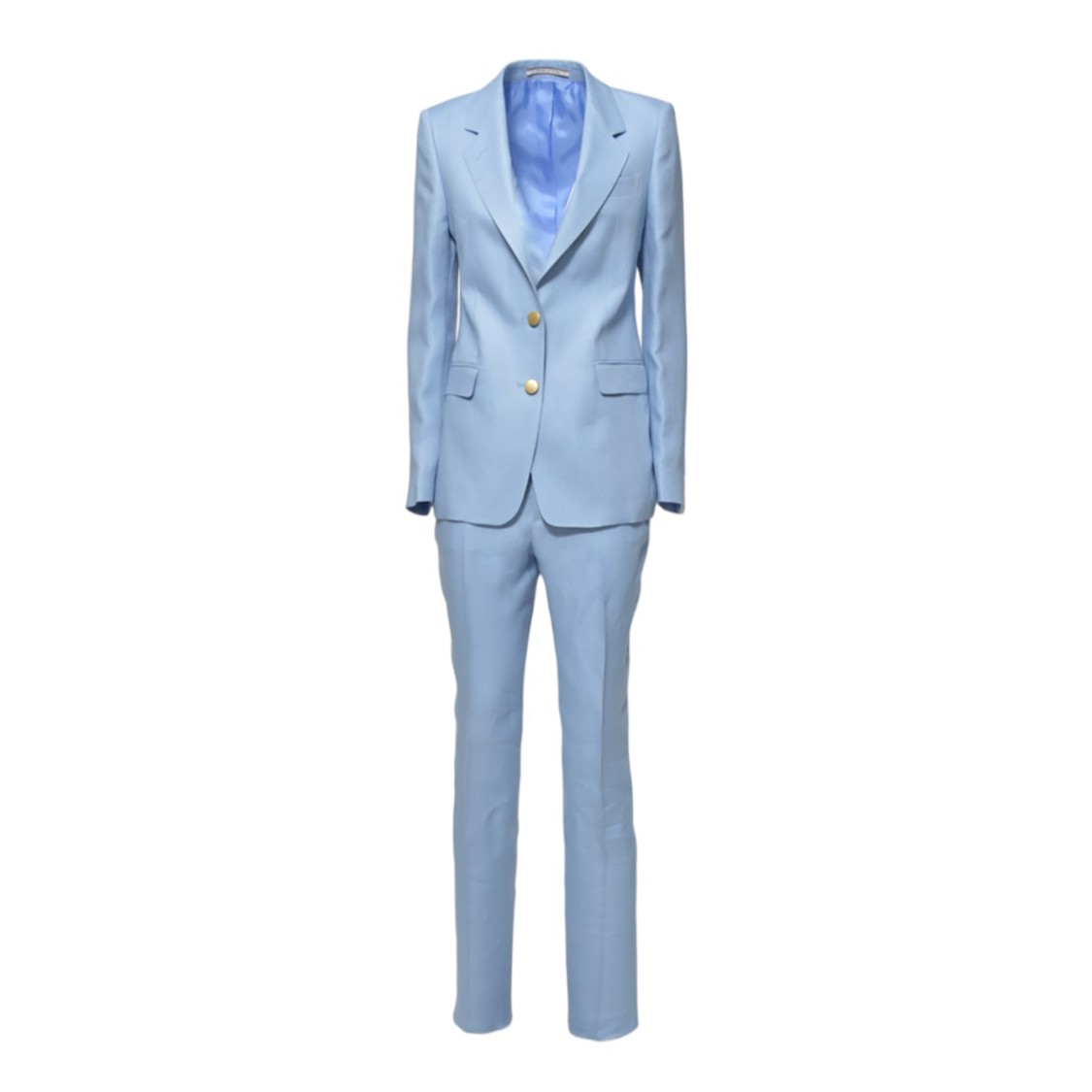 Tagliatore Light Blue Linen T-paris Suit In Blue