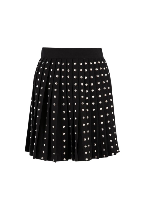 ミニスカート Saiid Kobeisy Beaded Tennis Skirt Saiid Kobeisy Beaded Tennis Skirt Mini in Black | THE LIST