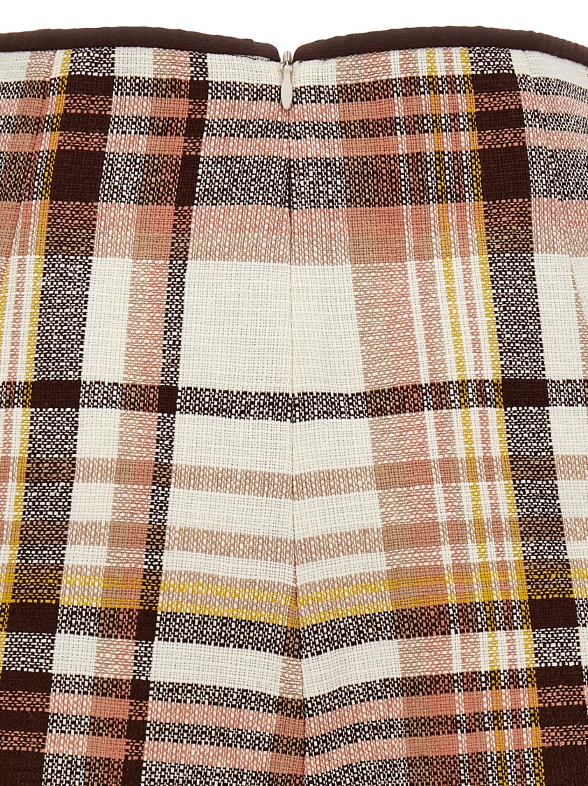 Zimmermann Multicolor Matchmaker Check Dance Shorts In Multi