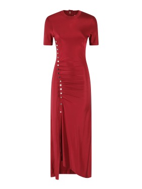 オールインワン・サロペット Rabanne Textured Knit Long Wool Dress Rabanne Textured Knit Long Wool Dress Midi | THE LIST