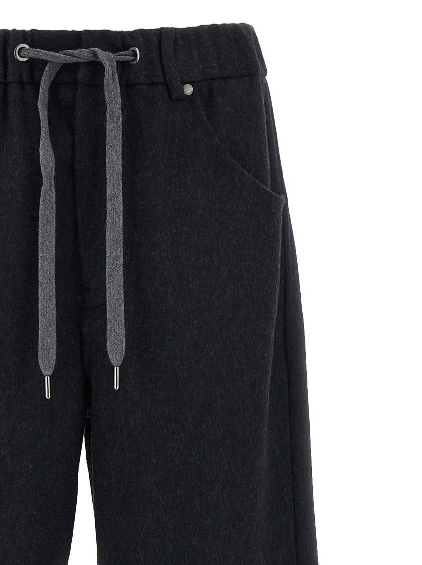 Brunello Cucinelli Comfort Fit Wool Flannel Pants