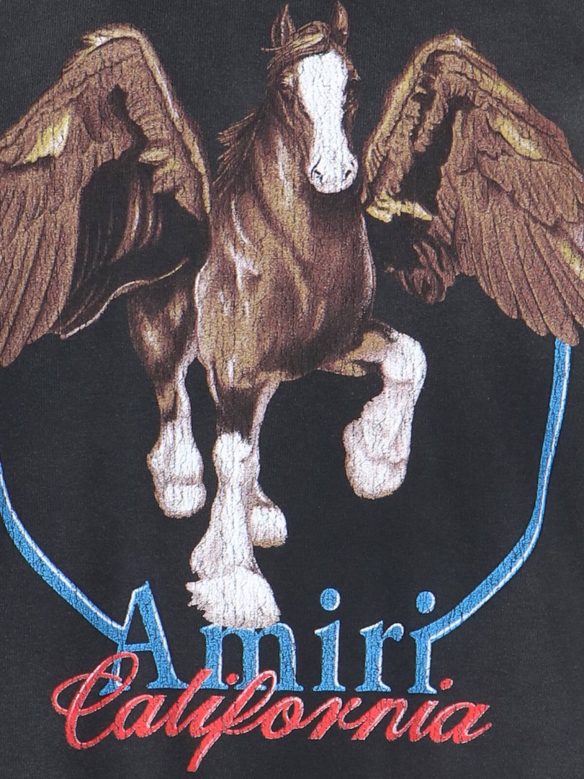 Amiri Pegaso T-shirt In Black