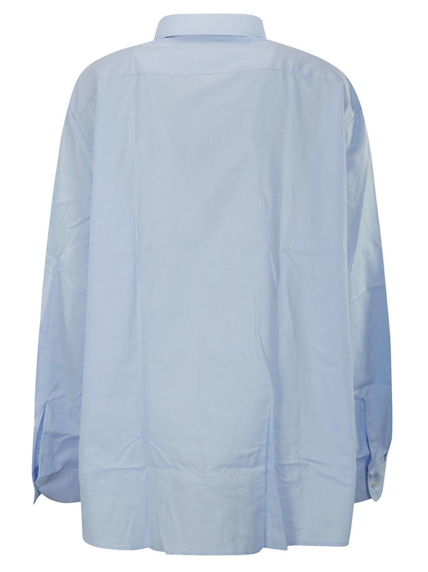 Made In Tomboy Relaxed Fit Long Sleeve Shirt In Blue