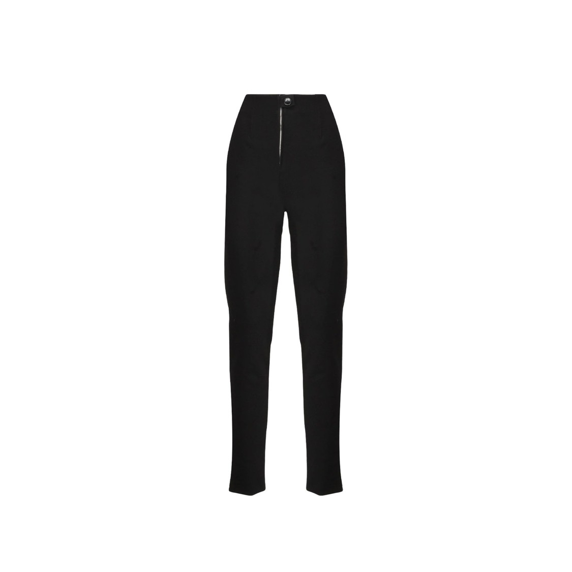 Shop Alaïa Blend Wool Leggings In Black