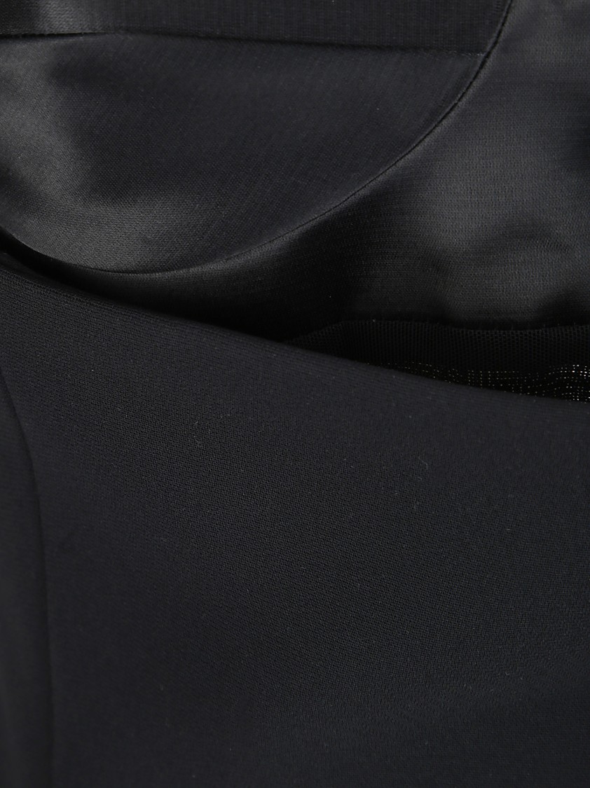 Khaite Sleeveless Top With Glossy Satin Bustier Lining