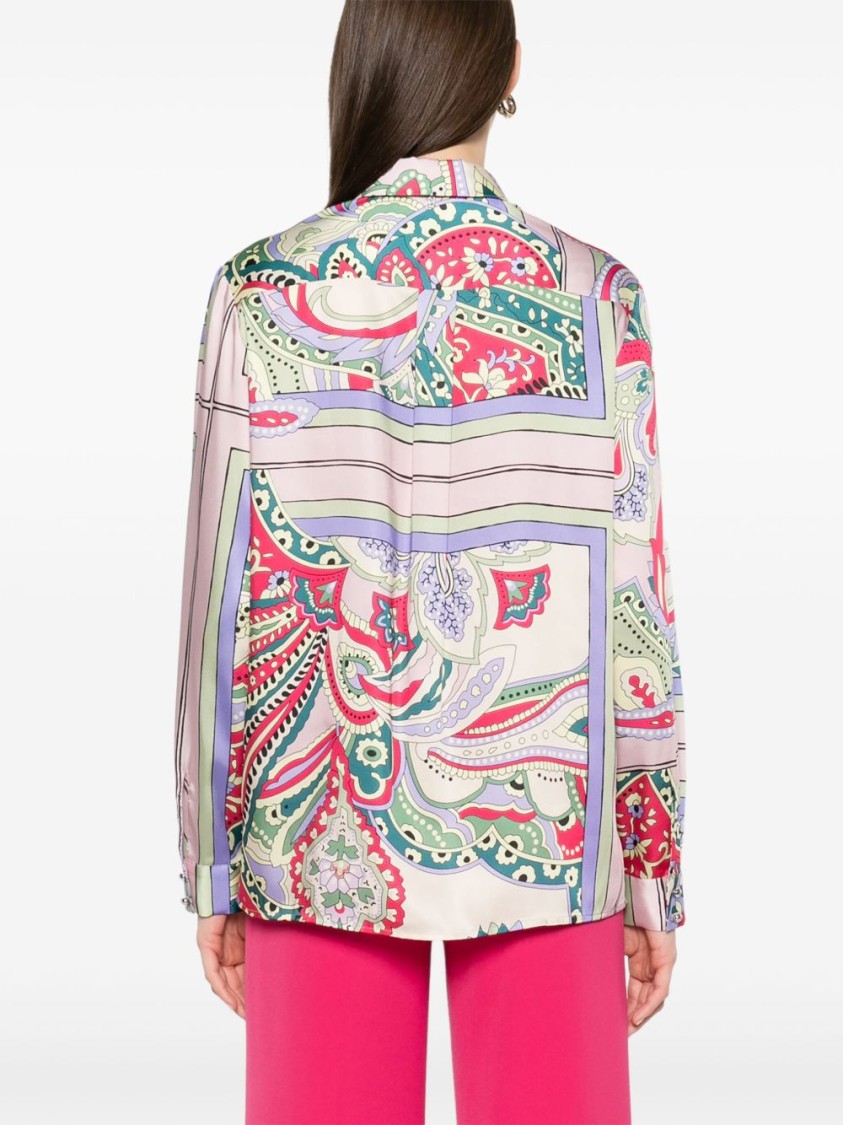LIU •JO LIU JO PAISLEY PRINT MULTICOLOUR SHIRT