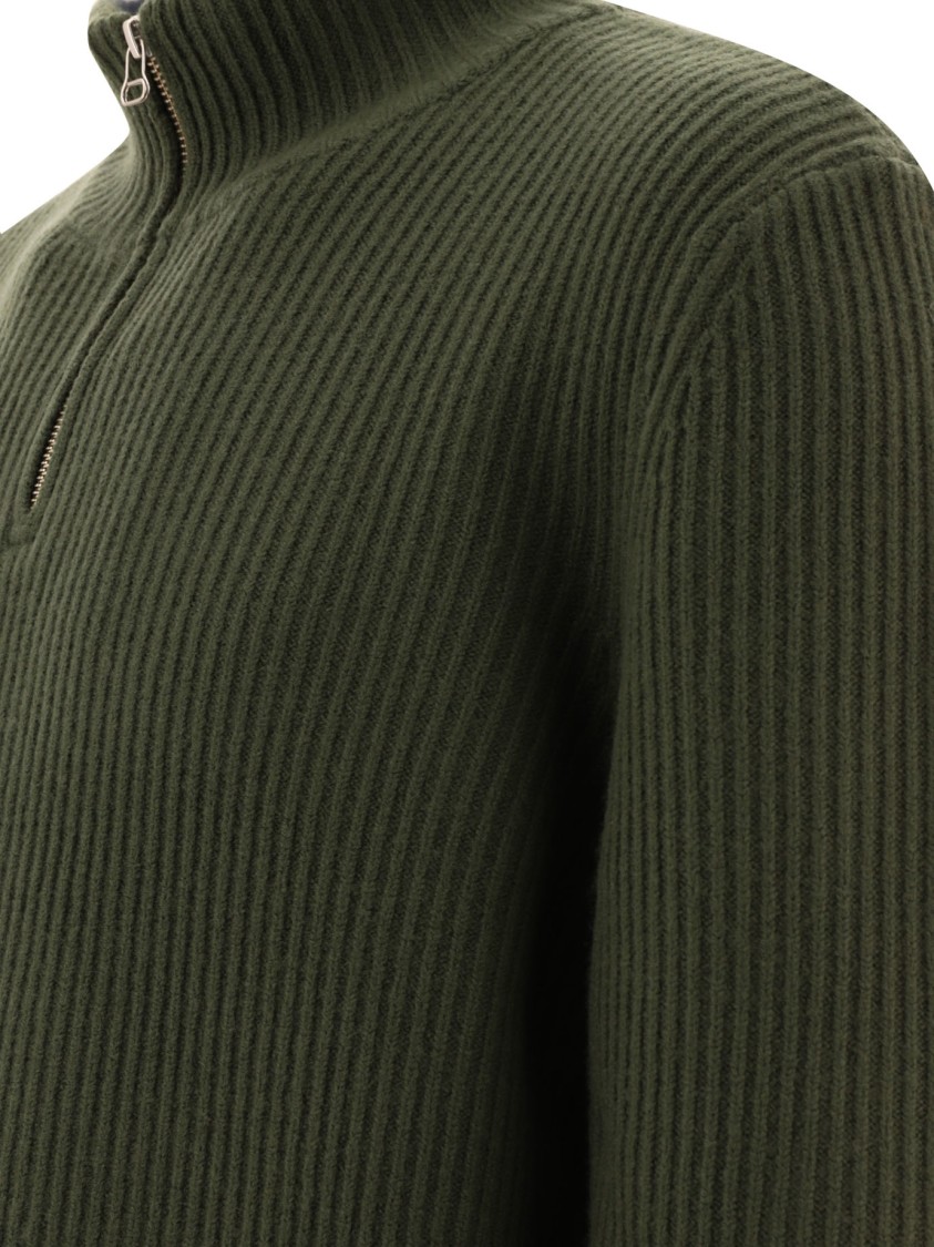 Apc A.p.c. Alex Sweater In Green