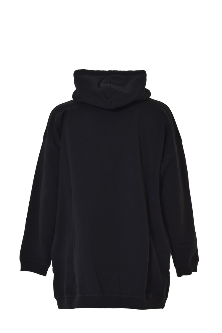Dsquared2 Logo-printed Drawstring Hoodie In Black