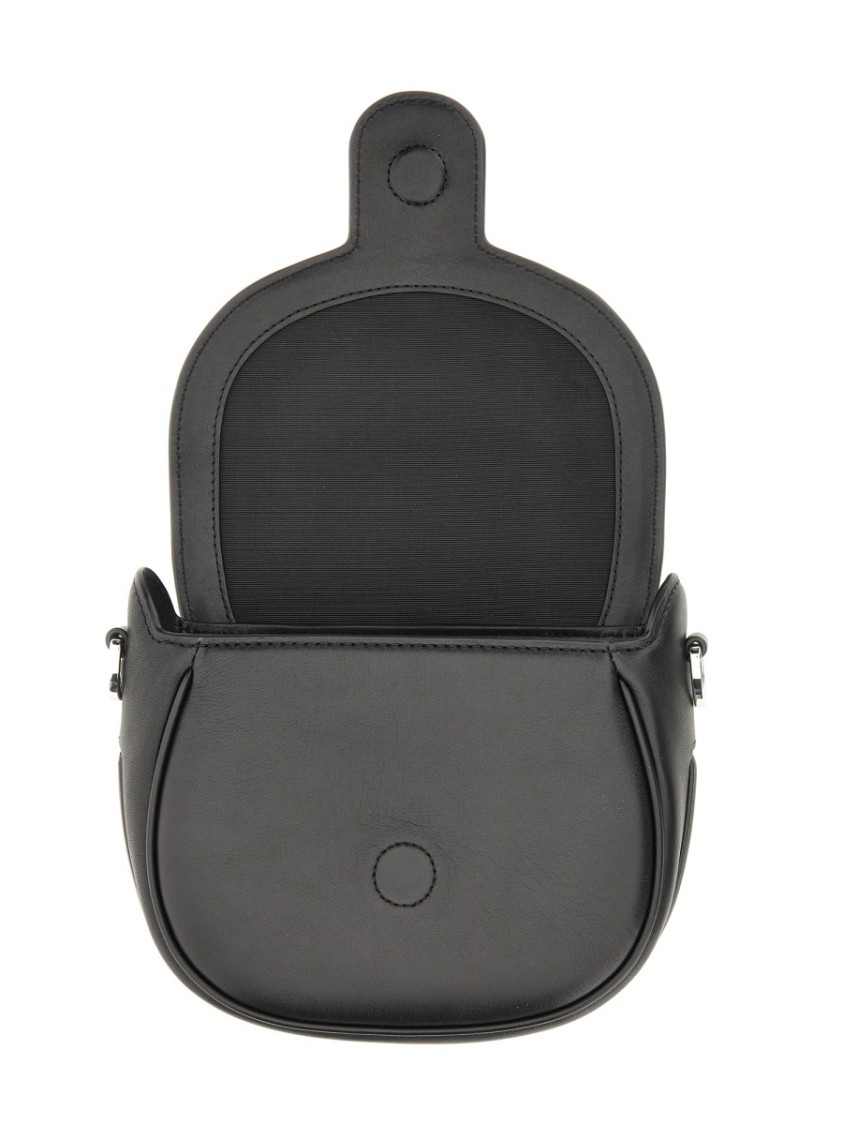 Marc Jacobs The J Marc Small Saddle Bag In Black