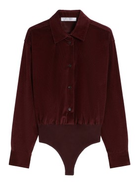 Max Mara Midnight Blue Triacetate Blend Ferro Blouse | THE LIST