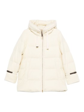 Herno Angela Ultralight Padded Bomber Jacket With Detachable